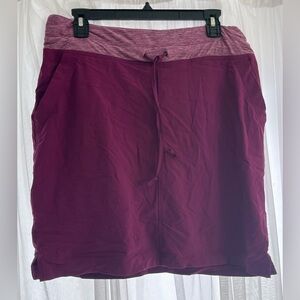 Women’s Swim Athletic Skort Skirt Shorts Duluth Trading Size 8 Purple